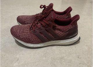 Ultra Boost 3.0 Burgundy Red US 8.5 Adidas