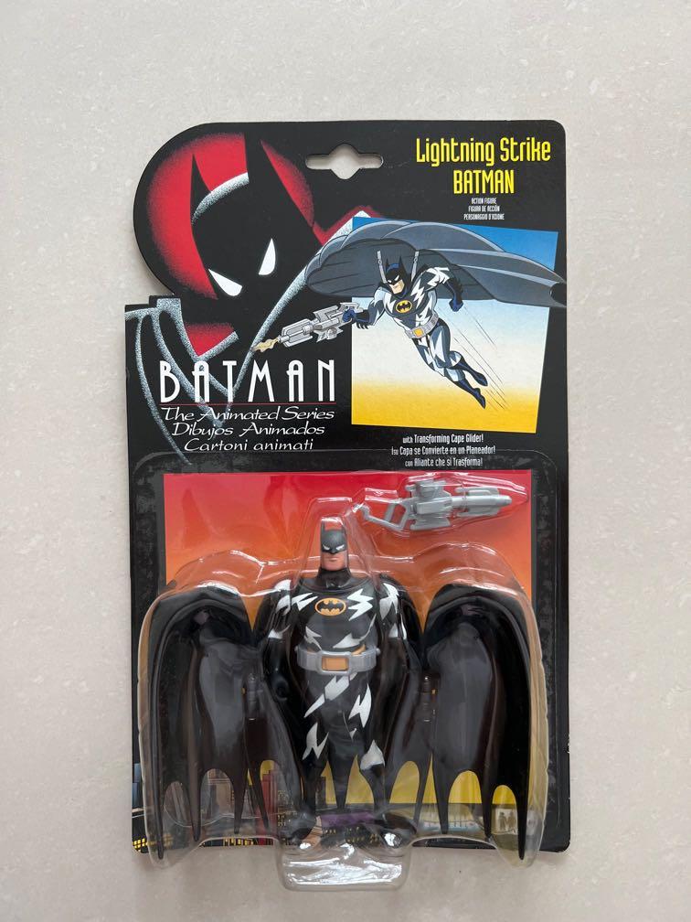 Details about   Batman The Animated Series 1993 Lightning Strike Batman Figure Kenner Vintage 