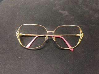Vintage LONELY Gold Metal Butterfly Optical Glasses Frame
