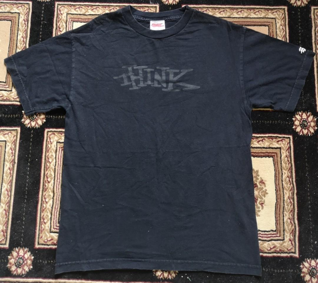 Vintage Think Skateboards 90', Men's Fashion, Clothes, Tops on Carousell