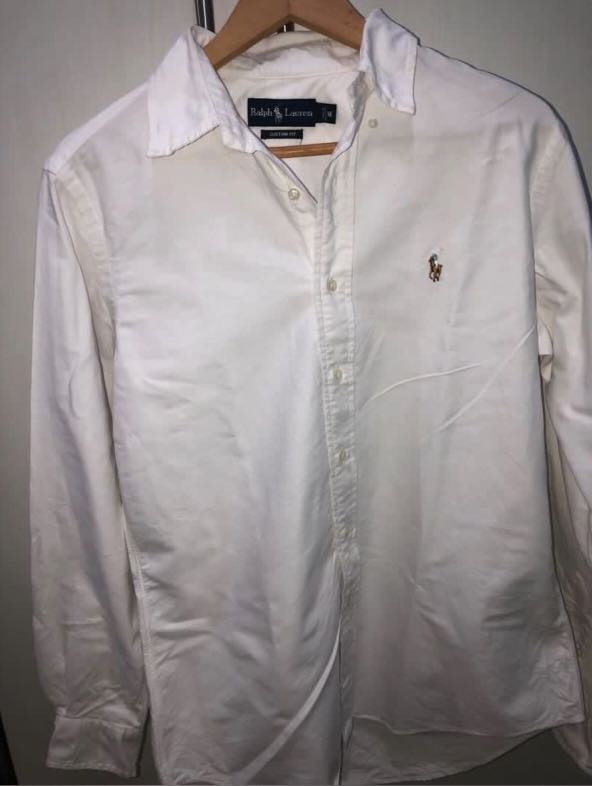 White Ralph Lauren Long Sleeves Shirt 