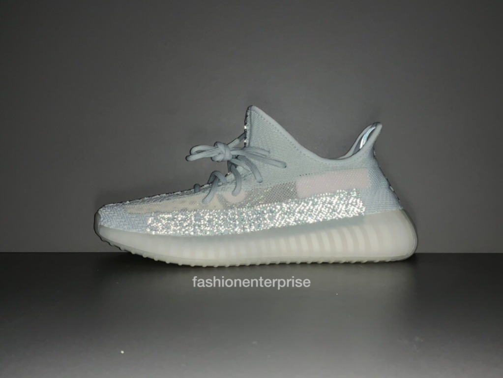 Yeezy 350 reflective clearance white