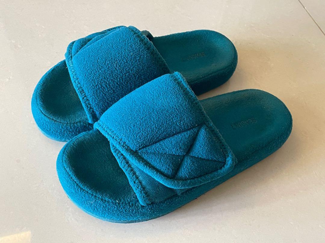 Yeezy Season 7 Slide Aqua Blue, Men's 