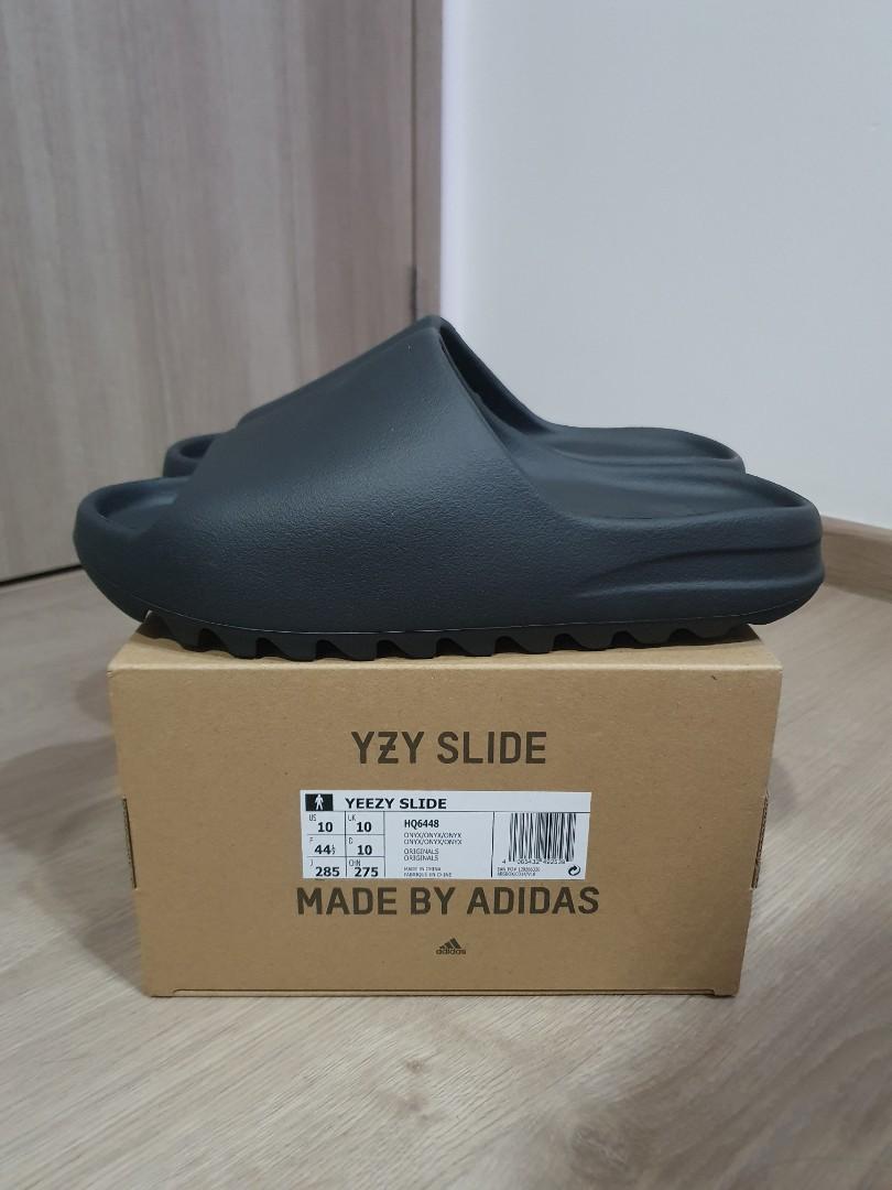 Yeezy Slides Onyx, Men's Fashion, Footwear, Flipflops and Slides on  Carousell