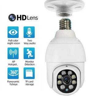 YOOSEE G4S HD 1080P Rotating 360° Auto Tracking Bulb Shaped Wifi Remote Surveillance CCTV Camera