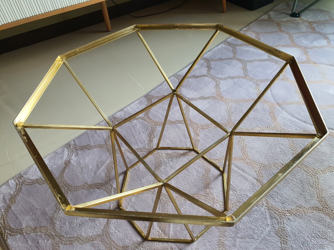 Zara Home [nesting table set & glass table] coffee table, Furniture