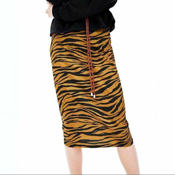 Leopard print pencil skirt zara 2025