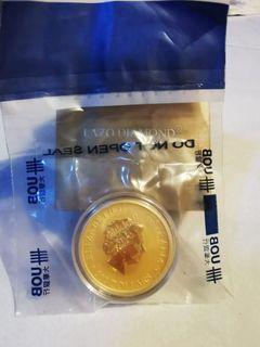 2016 Australian Kangaroo 1 Oz Gold Coin sealed UOB bag