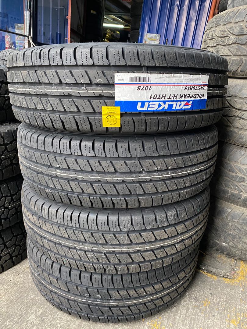 245-70-r16 Falken HT Wildpeak white sidewall bnew tire, Car Parts ...