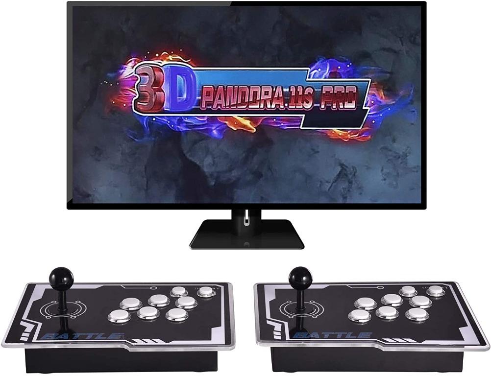  26800 Games in 1 Arcade Game Console ,Pandora Treasure 3D  Double Stick,26800 Classic Arcade Game,Search Games, Support 3D Games,Favorite  List, 4 Players Online Game,1280X720 Full HD Video Game : Toys 