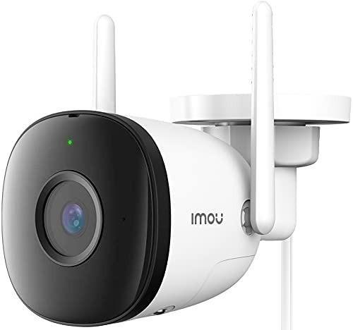 Imou Security Camera Outdoor Indoor, 1080P 2.4Ghz Wi-Fi Camera, IP65  Waterproof Corded IP Camera with Color Night Vision, Human Detection,  Spotlight