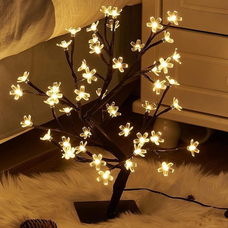 Christmas Tree Topper Light Smart App Remote Control 7 LED Color Changing  Star Tree Toppers Sync with Music Dimmable Timer USB Plug in/Wire 16.4Ft  Topper for Xmas Party Holiday 