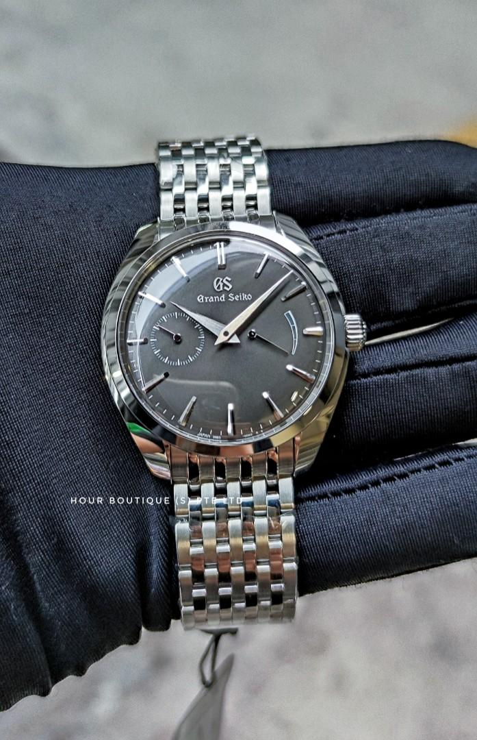 READY STOCK * Grand Seiko Manual Winding Black Dial Mens Dress Watch SBGK009,  Luxury, Watches on Carousell