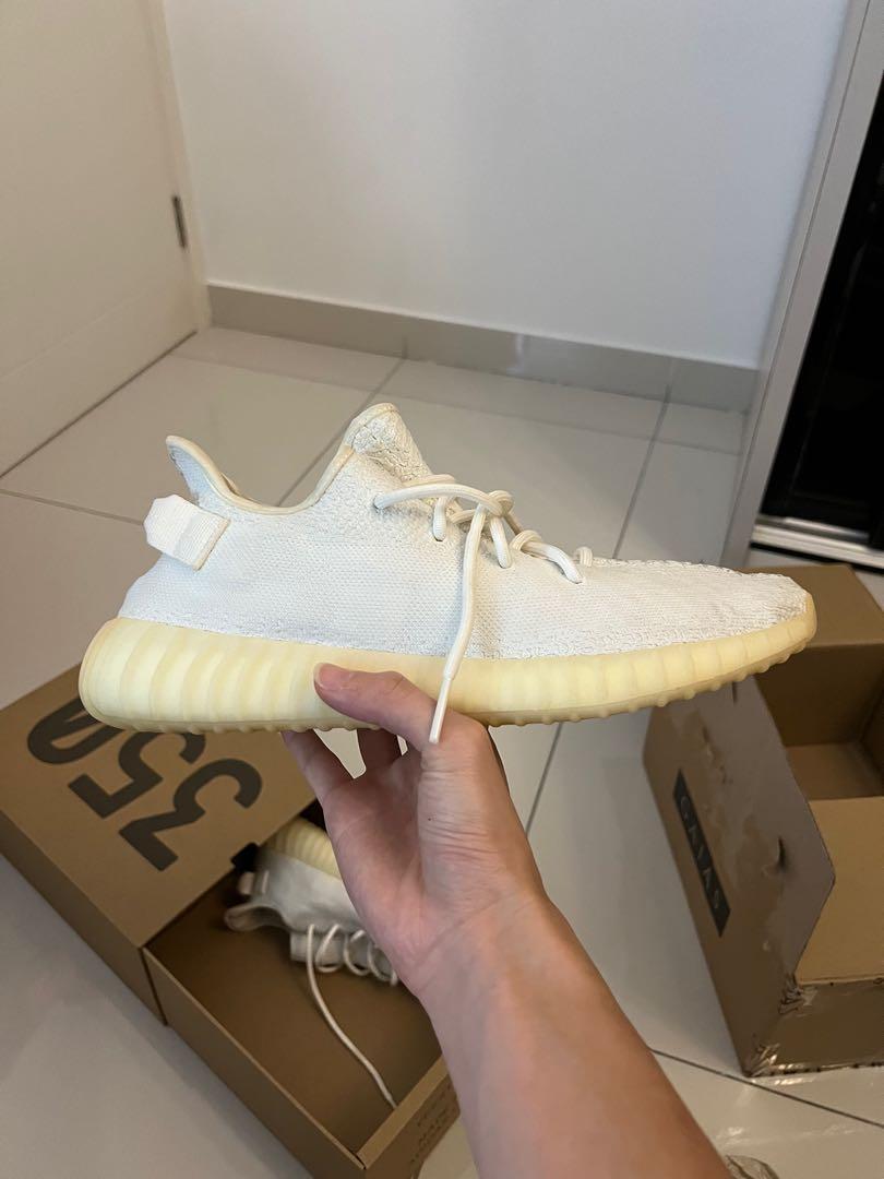 Yeezy 350 v2 sales cream white outfit