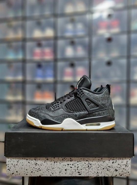 Jordan 4 30th anniversary black deals