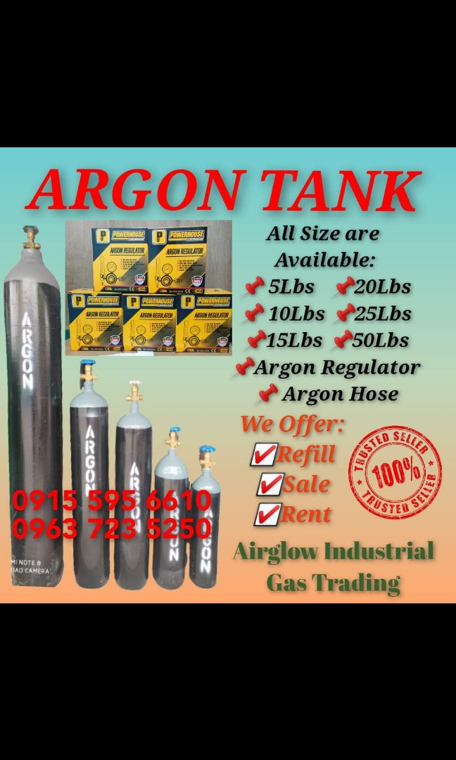 Argon tank hot sale for sale