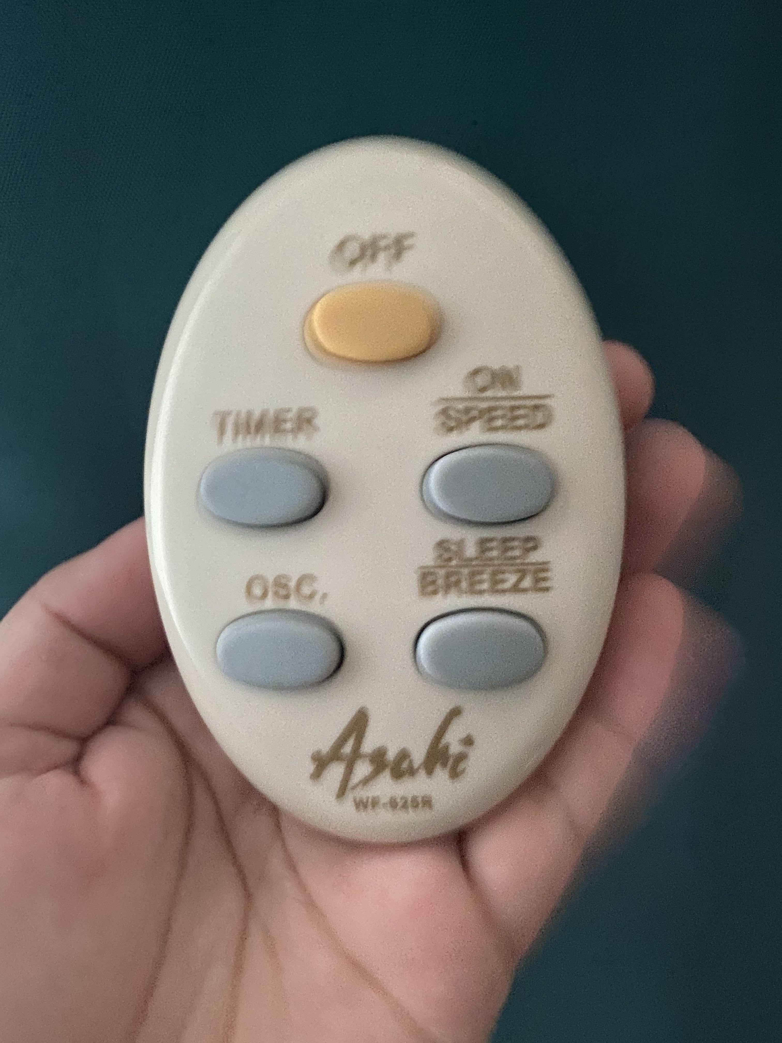 Asahi WF 625R remote, TV & Home Appliances, Electrical, Adaptors