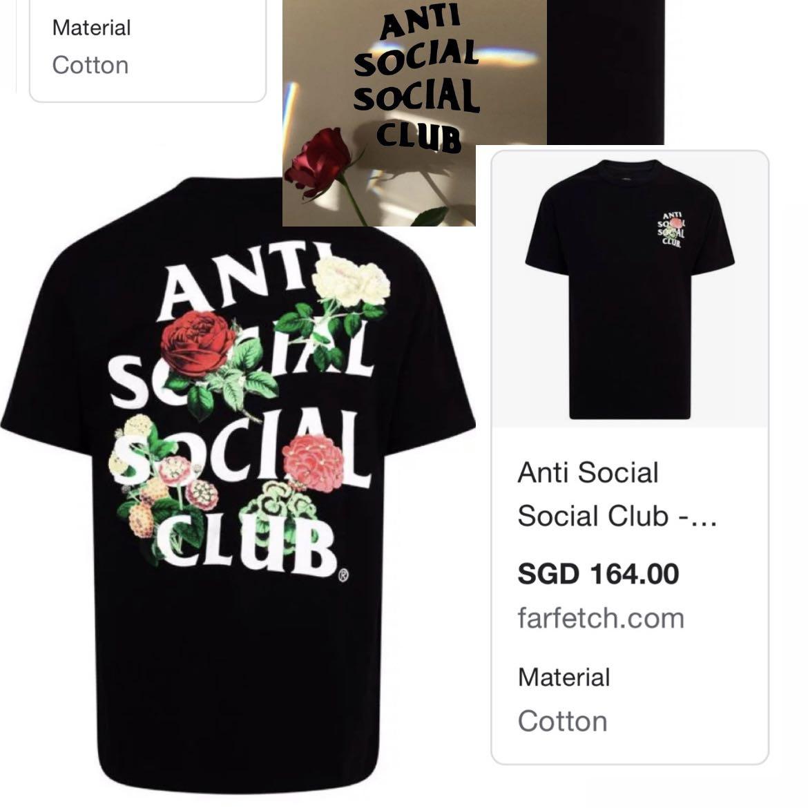 Anti social social club rose sales