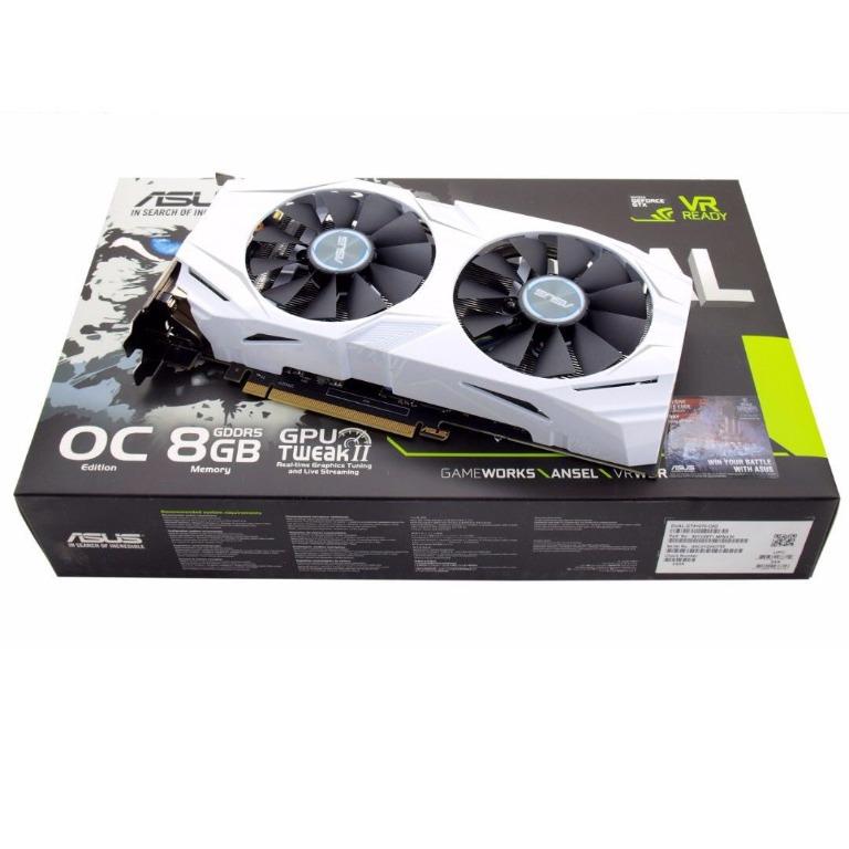 ASUS Dual series GeForce GTX 1070 OC edition 8GB GDDR5