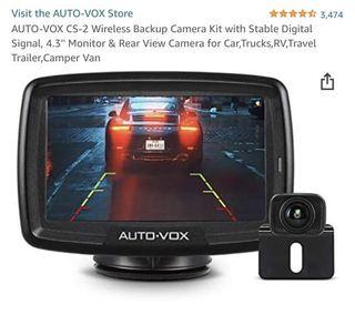 AUTO-VOX Store 4.3 out of 5 stars3,474 Reviews AUTO-VOX CS-2 Wireless Backup Camera Kit with Stable Digital Signal, 4.3'' Monitor & Rear View Camera for Car,Trucks,RV,Travel Trailer,Camper Van
