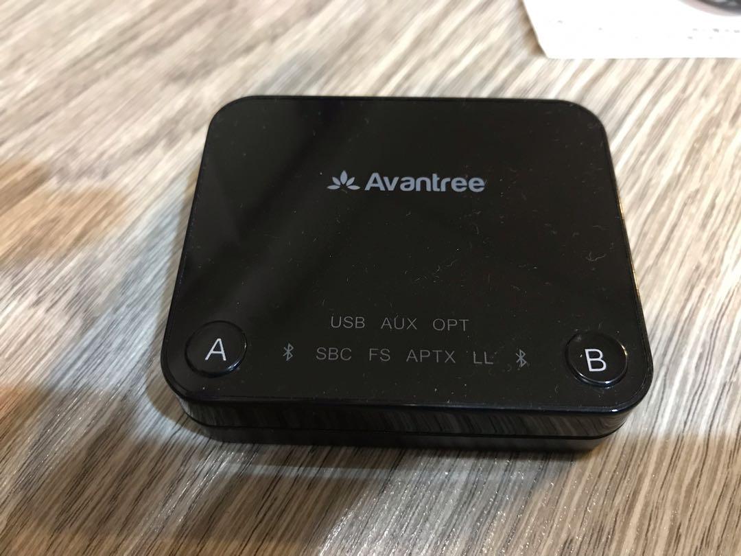 Avantree TC418 一對二 低延遲 藍芽 發射 接收器, 耳機及錄音音訊設備, Soundbar、揚聲器、藍牙喇叭、耳擴在旋轉拍賣