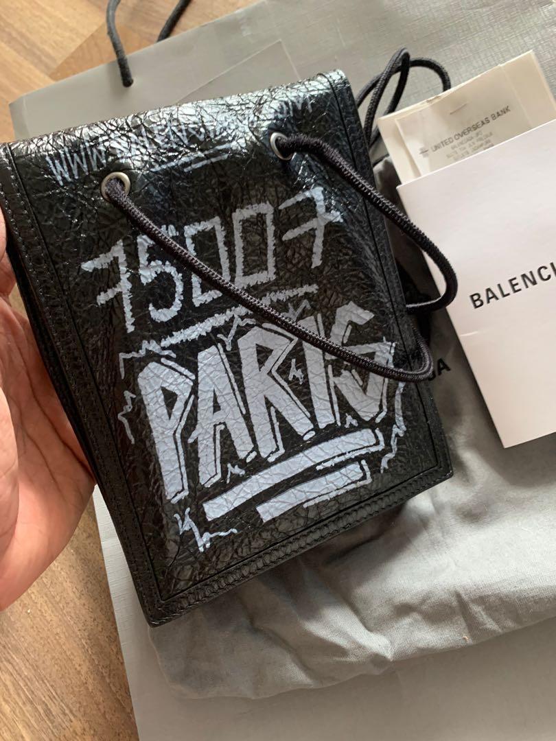 Balenciaga Explorer Graffiti Limited Edition Sling Bag, Luxury