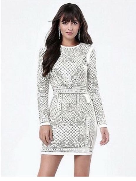 Bebe studded hot sale dress