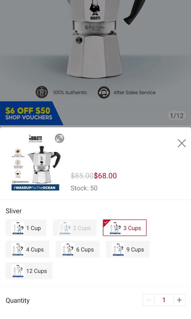 Bialetti Original Made in Italy, TV & Home Appliances, Kitchen