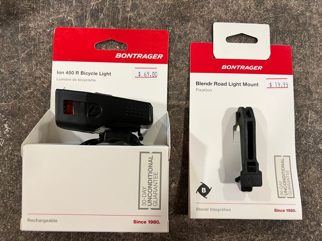 Bontrager Ion 450 R Bicycle Light Sports Equipment Bicycles