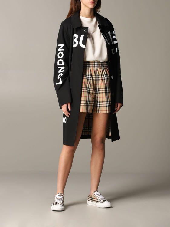 Burberry shorts womens cheaper sales