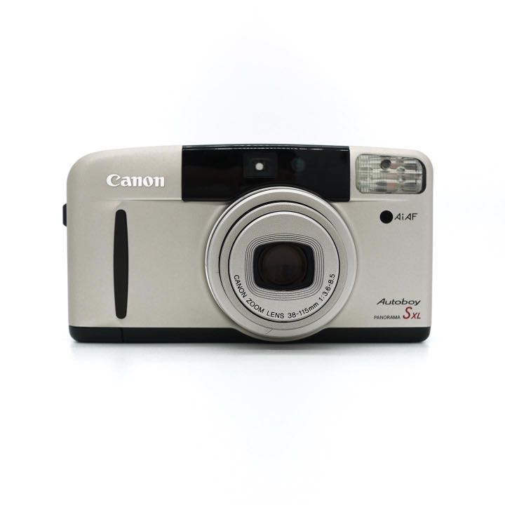 Canon Autoboy s xl 淡金色菲林相機傻瓜機, 攝影器材, 相機- Carousell