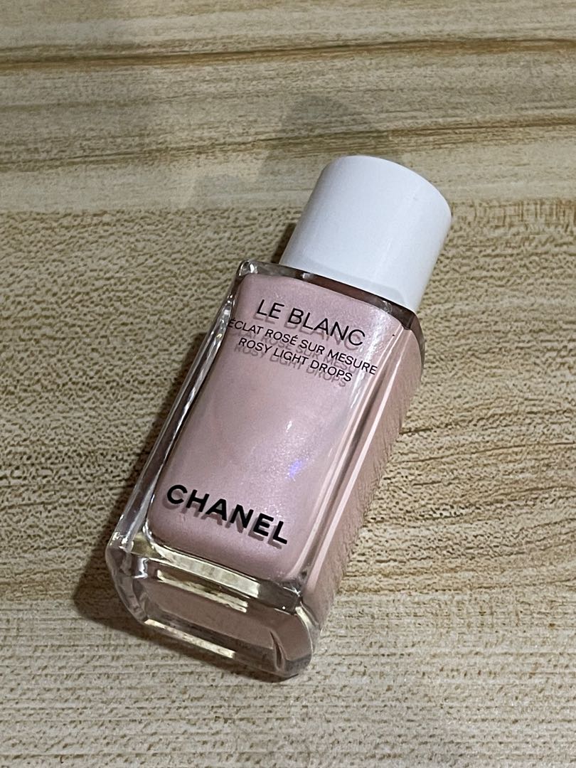 Chanel Rosy Light Drops Le Blanc Highlighting Fluid Dupes & Swatch  Comparisons