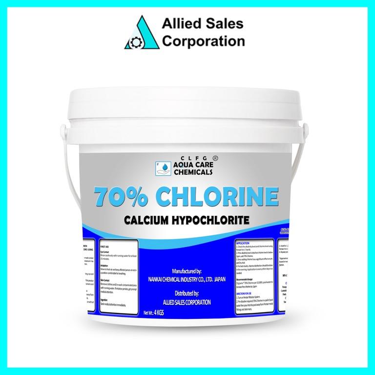 Chlorine Granules for Pool 70 Calcium Hypochlorite, Furniture & Home