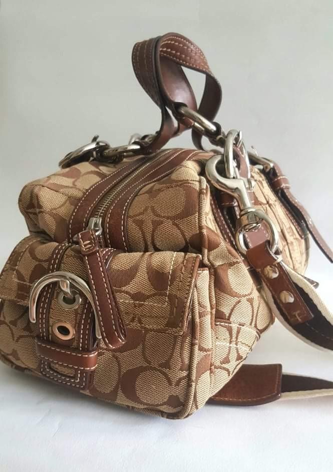 Coach Bag Strap / Sling Bag Authentic (Category: Luxury Bags & Wallets) located in Pasay City. Submitted by redgiftshop (Listing ID 1147987831, Image 3). Description: Coach Bag Strap/Sling Bag AUTHENTIC For Sale 5900 Pesos. Luxury Item (PreLoved Item- Slightly Used) in a very good condition. Almost new, thick leather andfabric material. Detachable Strap. Comes with document and original dust bag. For interested buyer you can we can ship and deliv