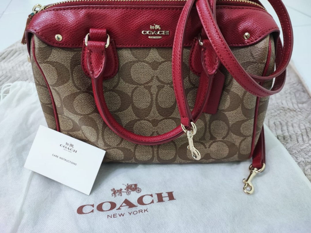 Coach Bennett Satchel In Signature F36187 100 Authentic Luxury