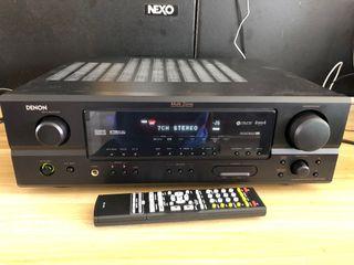 Denon AVR-1507 7.1 Ch. AV Surround Sound AM FM Receiver 75w x 7 TESTED WORKING w/ Remote 110V