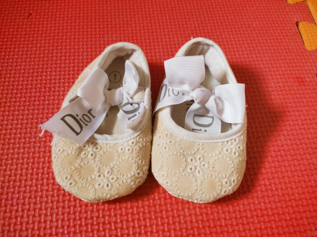 Dior baby shoes
