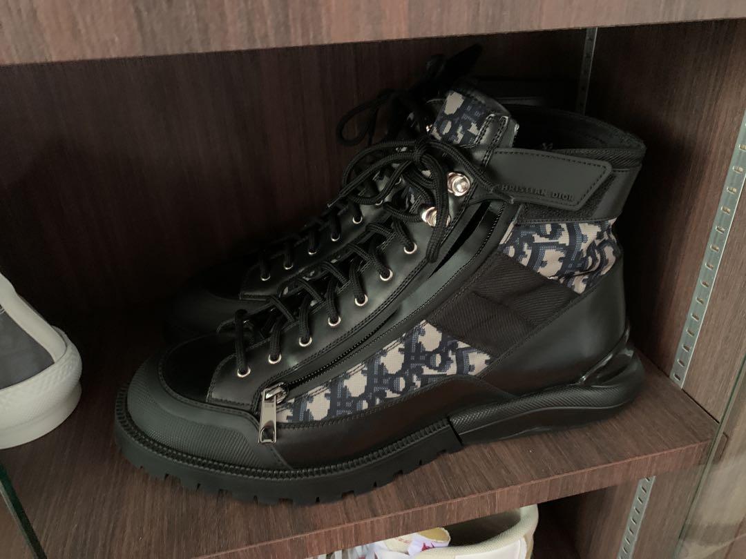 Christian dior combat boots hotsell