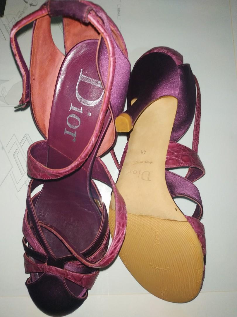 Christian Dior Girly Cherry Blossom Monogram Platform Sandals - 41