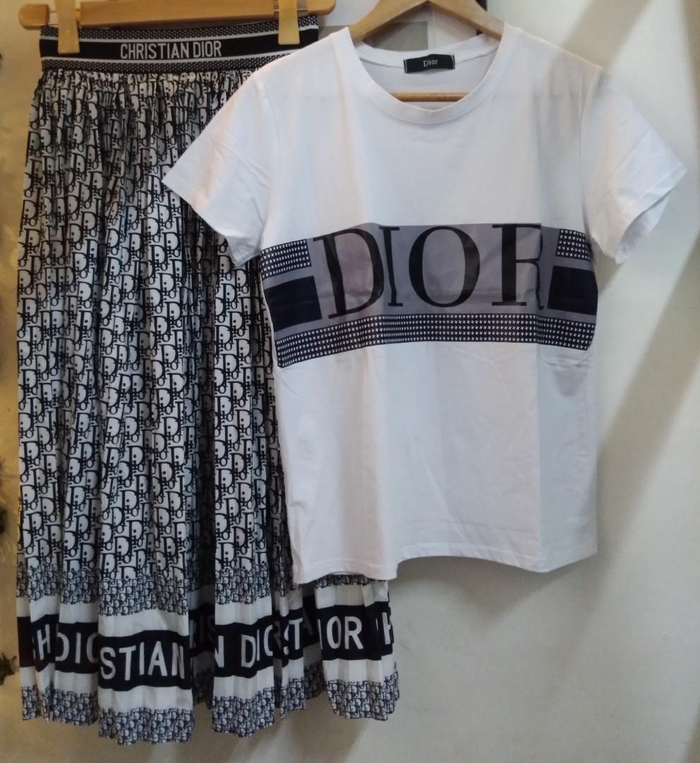 Kids Long Skirt WaterRepellent Technical Fabric with Floral Print  DIOR  SI
