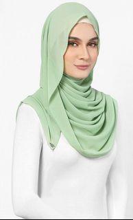 Duck chiffon light green