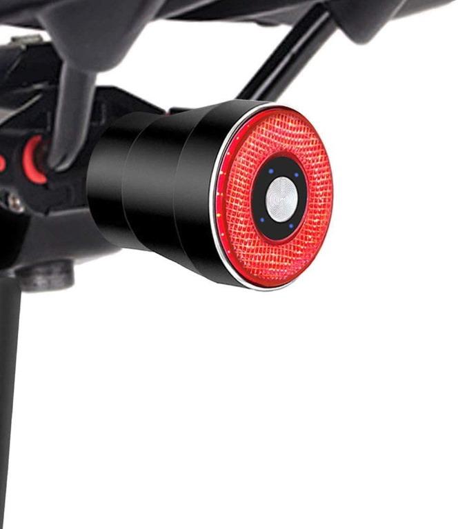 Ultra Bright Smart Bike Tail Light USB Rechargeable Brake Sensing Bicycle Light