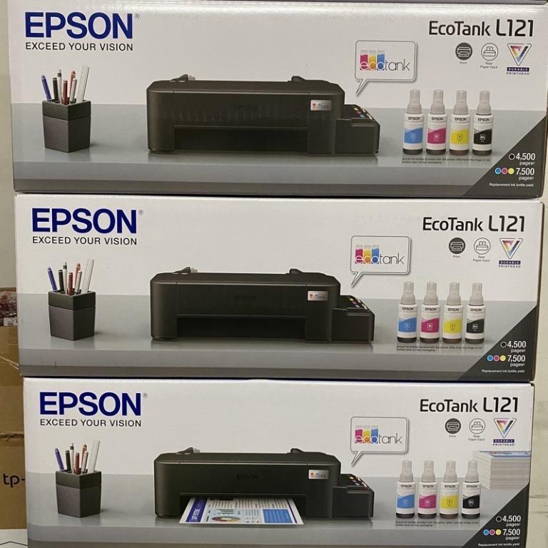 EPSON L121 Cartridgefree printing Printer (Print Only, Ink Tank System