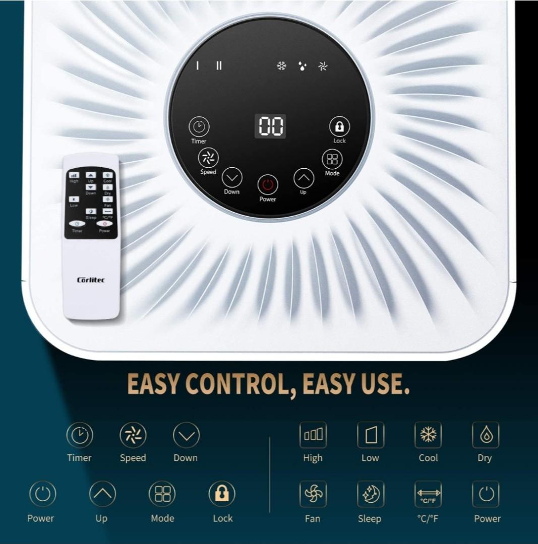 Exemplife Corlitec JLMac01 9000btu 3in1 Portable Air Conditioner