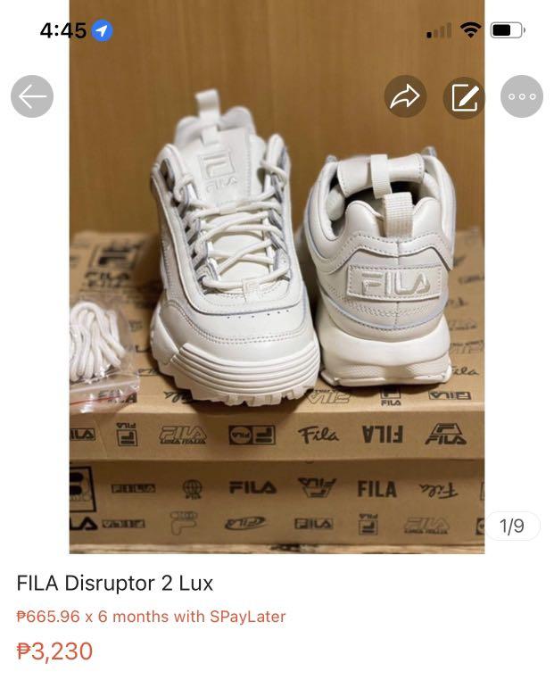 Fila Disruptor 2 Lux Women s Fashion Footwear Sneakers on Carousell