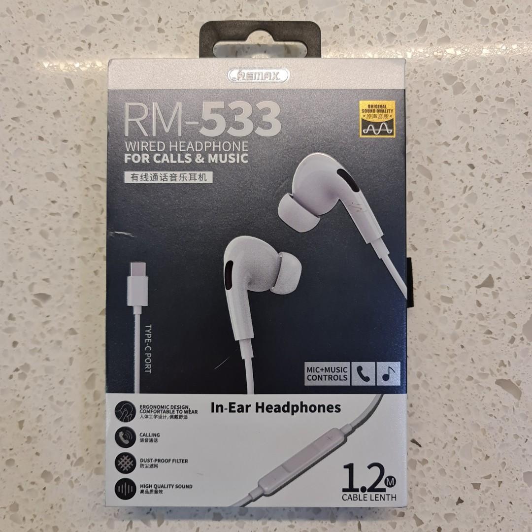 FREE Gift with purchase Remax RM 533 wired headphone