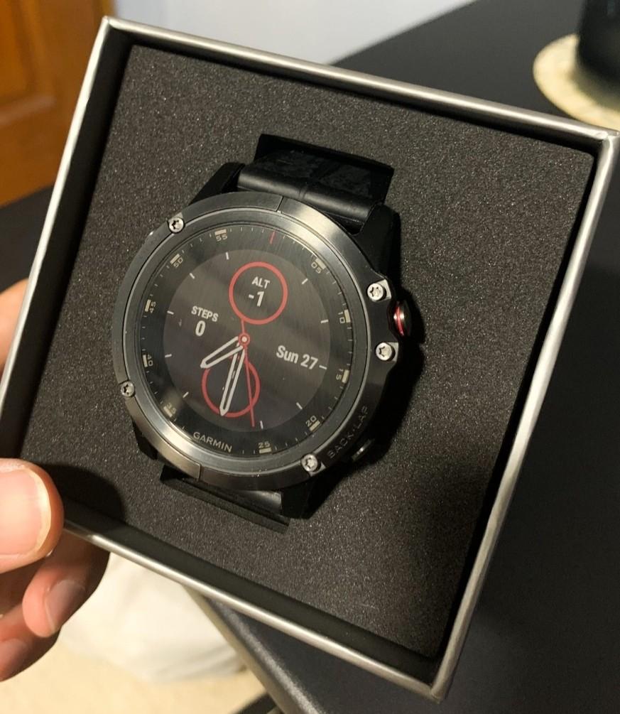 Garmin Fenix 5x Plus Sapphire Carbon DLC