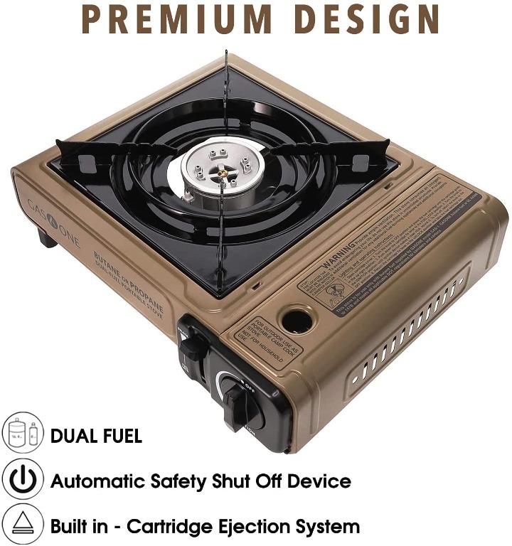 Gas ONE Propane or Butane Stove GS3400P Dual Fuel Portable Camping and