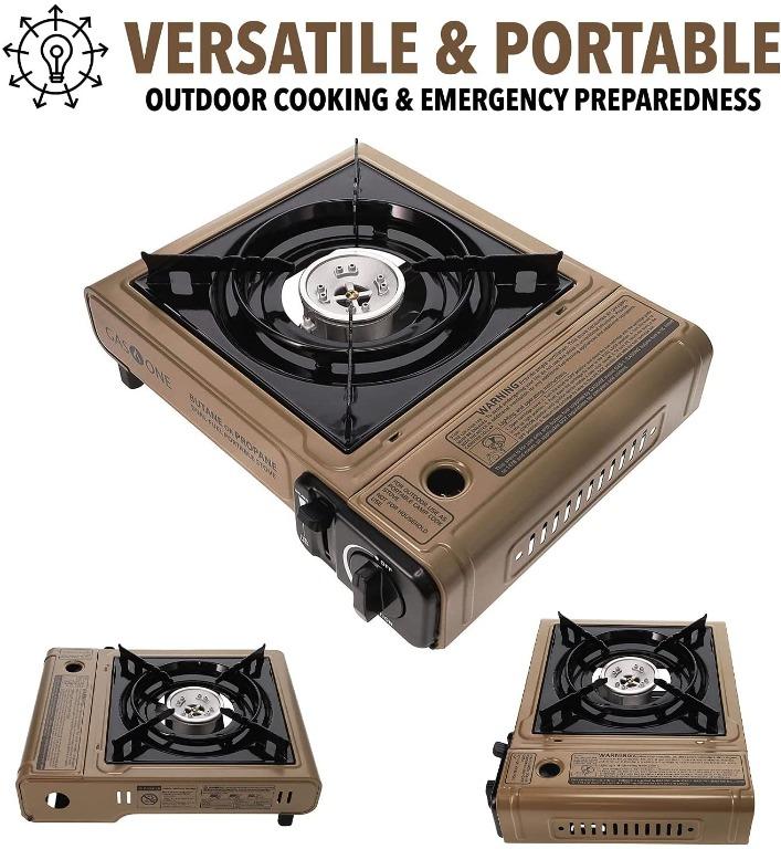 Gas ONE Propane or Butane Stove GS3400P Dual Fuel Portable Camping and