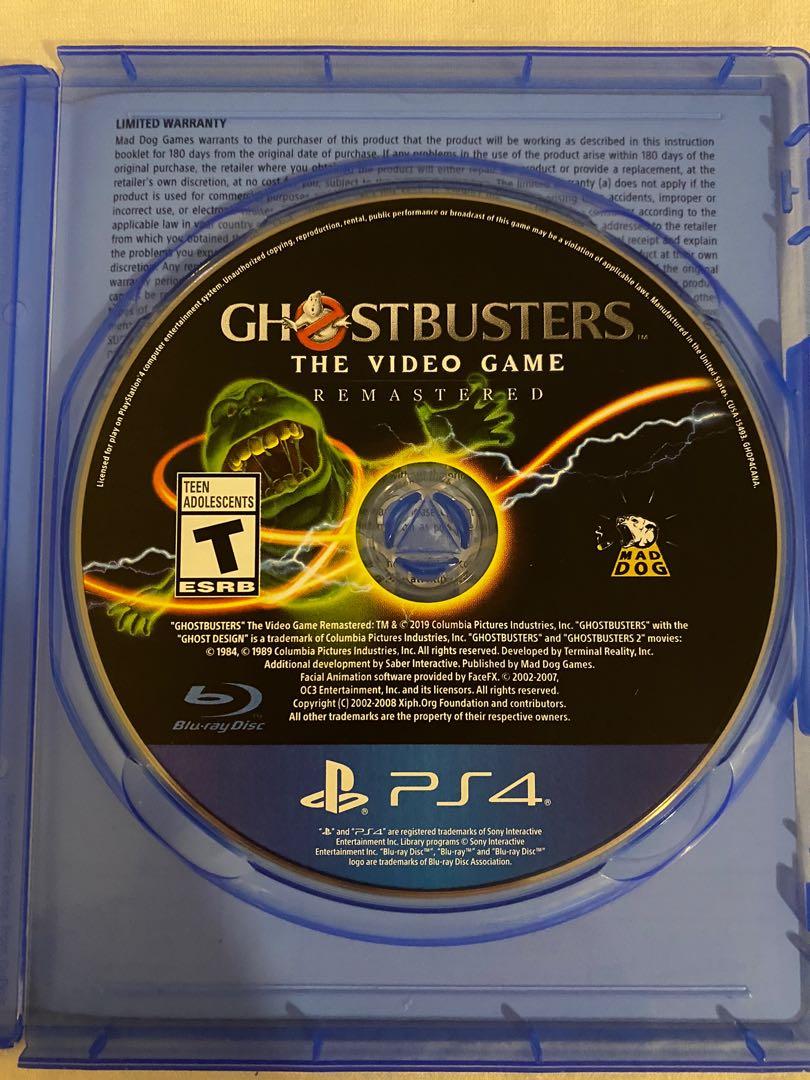 Ps4 ghostbusters the video game remastered outlet